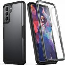 YOUMAKER Designed for Samsung Galaxy S21 Case with Built-in Screen Black