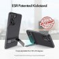 ESR Metal Kickstand Case Compatible with Samsung Galaxy S21 Translucent Black