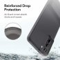 ESR Metal Kickstand Case Compatible with Samsung Galaxy S21 Translucent Black