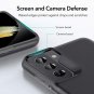 ESR Metal Kickstand Case Compatible with Samsung Galaxy S21 Translucent Black