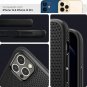 Spigen Liquid Air Armor Designed for iPhone 12 Case (2020) / Matte Black