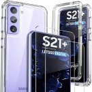 GESMA Case Compatible with Samsung Galaxy S21 Plus 5G, [1 Case+2 Screen Clear