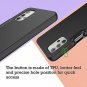 Nuomaofly for Galaxy A32 5G Case with Built-in Screen Protector Black