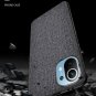 MYLBOO Compatible with for Xiaomi Mi 11 Case Fabric Back Cover Black