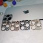 2 Pack Camera Lens Cover Protector Compatible for iPhone 12 pro max-Silver