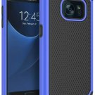Galaxy S7 Case, SYONER [Shockproof] Defender Protective Phone Case Cover Blue