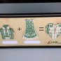 Gift for lovers. Lovers ' origami frame with magnet. Original banknote 1$