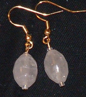 Rose Quartz earrings, beautiful