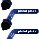 Pistol-Picks ergonomic guitar pick Thick 1.00mm 3-pack