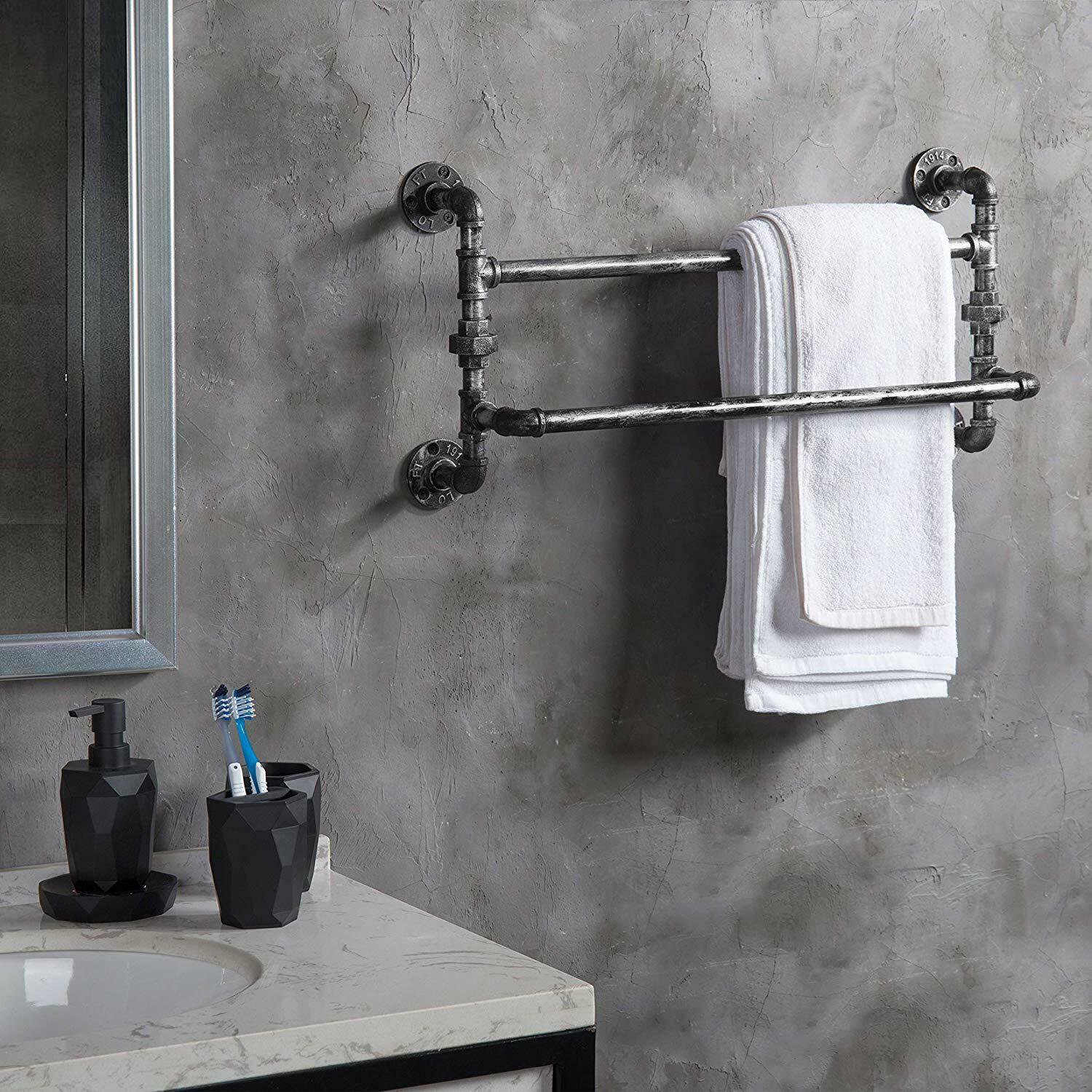 pipe towel storage