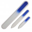 3 Piece Blue Czech Glass Nail File Set 3 Piece Blue Czech Glass Nail File Set