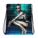 Android Fantasy Princess XT-64 Aurora Drawstring bag