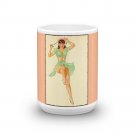 Vintage 50's Pin-Up Model Mug