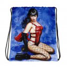 Pin-Up Icon Bettie Page Drawstring bag