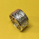 BLNZ 925 SOLID STIRLING SILVER NEW ZEALAND TRIBAL MEN'S RING