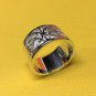 BLNZ 925 SOLID STIRLING SILVER NEW ZEALAND TRIBAL MEN'S RING