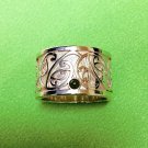 BLNZ 925 SOLID STIRLING SILVER NEW ZEALAND TRIBAL MEN'S RING