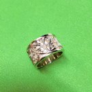 BLNZ 925 SOLID STIRLING SILVER NEW ZEALAND TRIBAL MEN'S RING