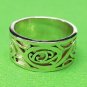 BLNZ 925 SOLID STIRLING SILVER NEW ZEALAND TRIBAL MEN'S RING