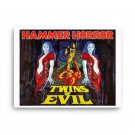 Vintage Hammer Horror Twins Of Evil Art Canvas
