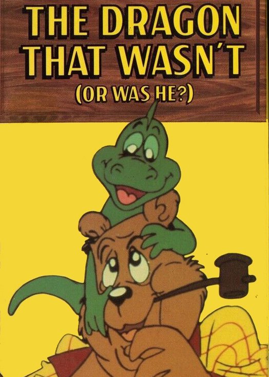 The Dragon that Wasn't (Or Was He?) 1983 film English dub on DVD+R
