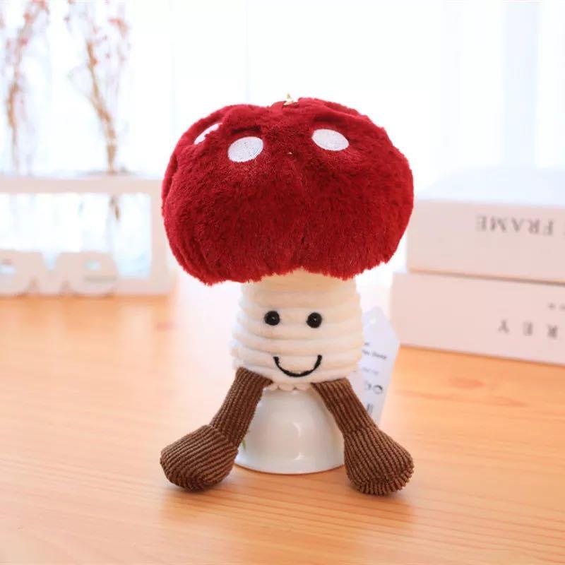 New Jellycat Style Cute Mushroom 15cm Keychain Plush Toy