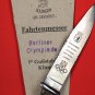 German 1936 Hitler Youth Olympic Knife with Original Issue Sack - Emil Voos