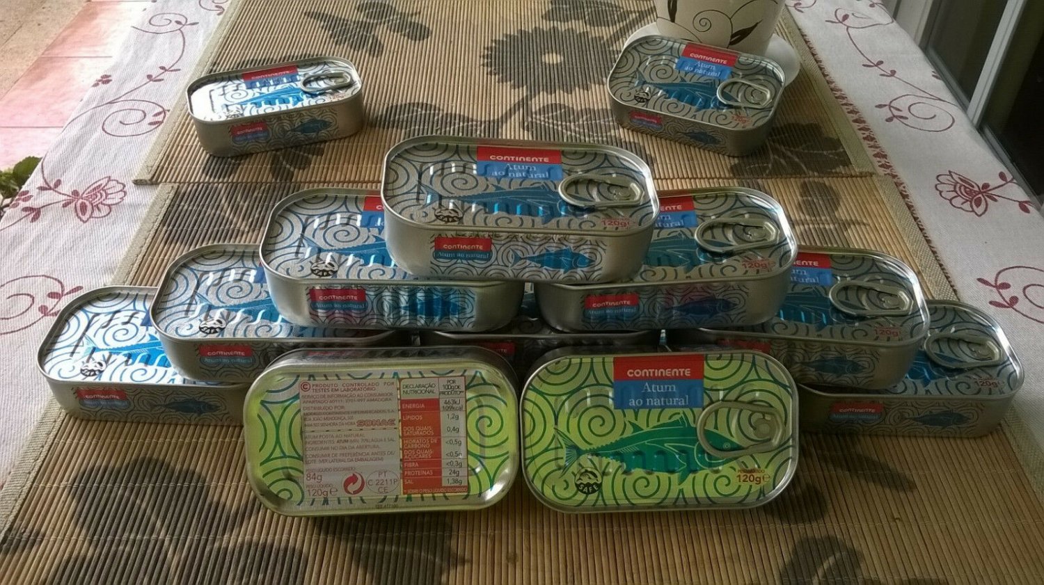 12x Cans of Portuguese Natural Tuna Fish 120g 4,23oz!Canned tuna!Best