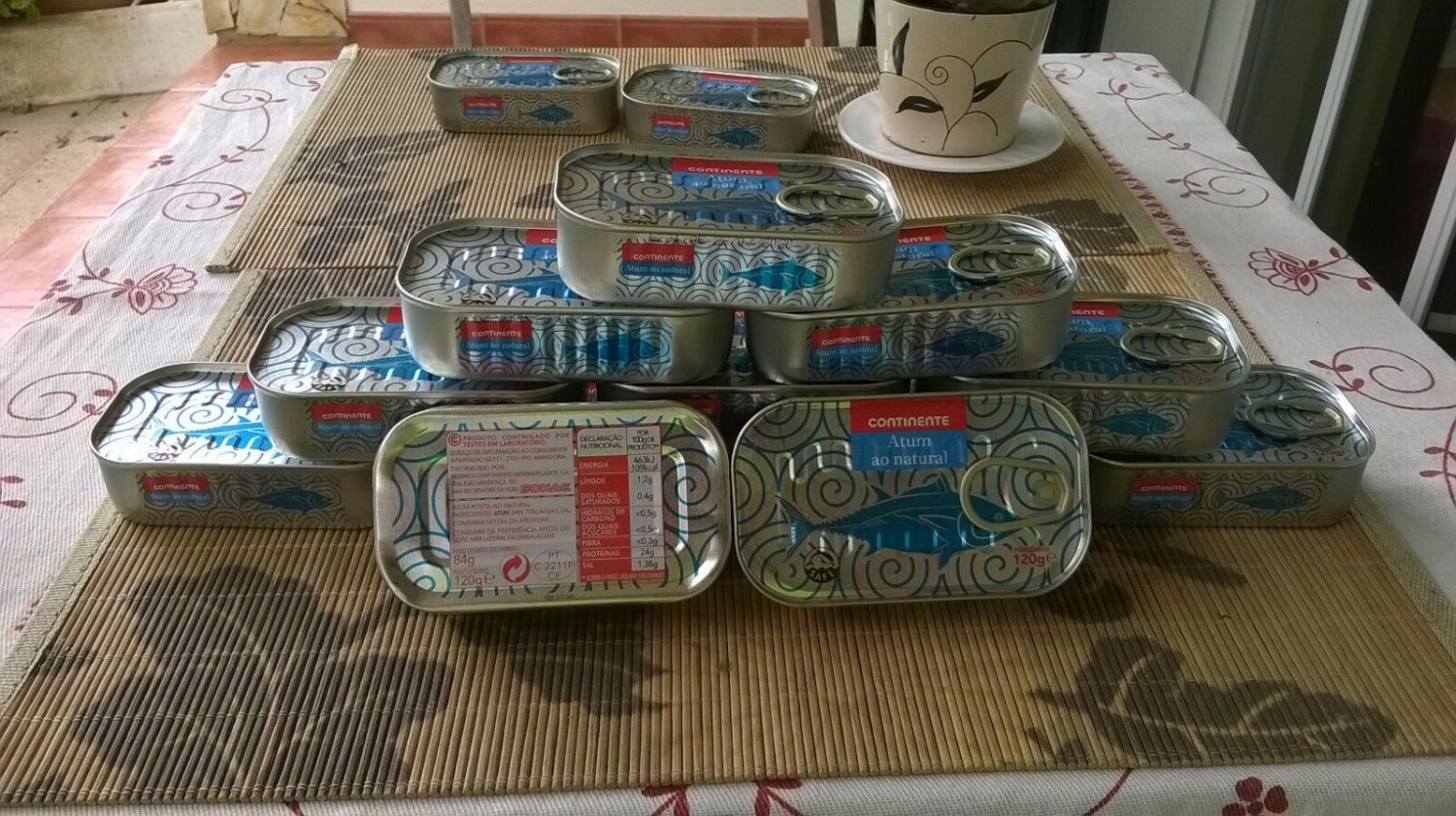12x Cans of Portuguese Natural Tuna Fish 120g 4,23oz!Canned tuna!Best