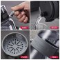UZSPACE Water Bottle Popular Outdoor Sport Travel Drink Bottle Leakproof BPA Free (500ml Gray)