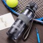 UZSPACE Water Bottle Popular Outdoor Sport Travel Drink Bottle Leakproof BPA Free (650ml Gray)