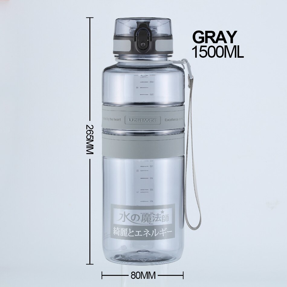 UZSPACE Water Bottle Popular Outdoor Sport Travel Drink Bottle ...