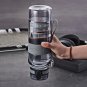 UZSPACE Water Bottle Popular Outdoor Sport Travel Drink Bottle Leakproof BPA Free (1500ml Gray)
