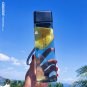 500ml Cute Square Tea Milk Fruit Water Cup Transparent Bottles Drink Sport Heat Resistant (7-Colors)
