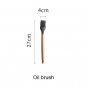Silicone Kitchen Cooking Tools Utensils Spatula Shovel Spoon Wooden Handle Heat Resistant (8-Shape)