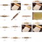 Embossing Rolling Pins Baking Cooking Noodle Biscuit Fondant Cake Dough Engraved Roller (15-Style)