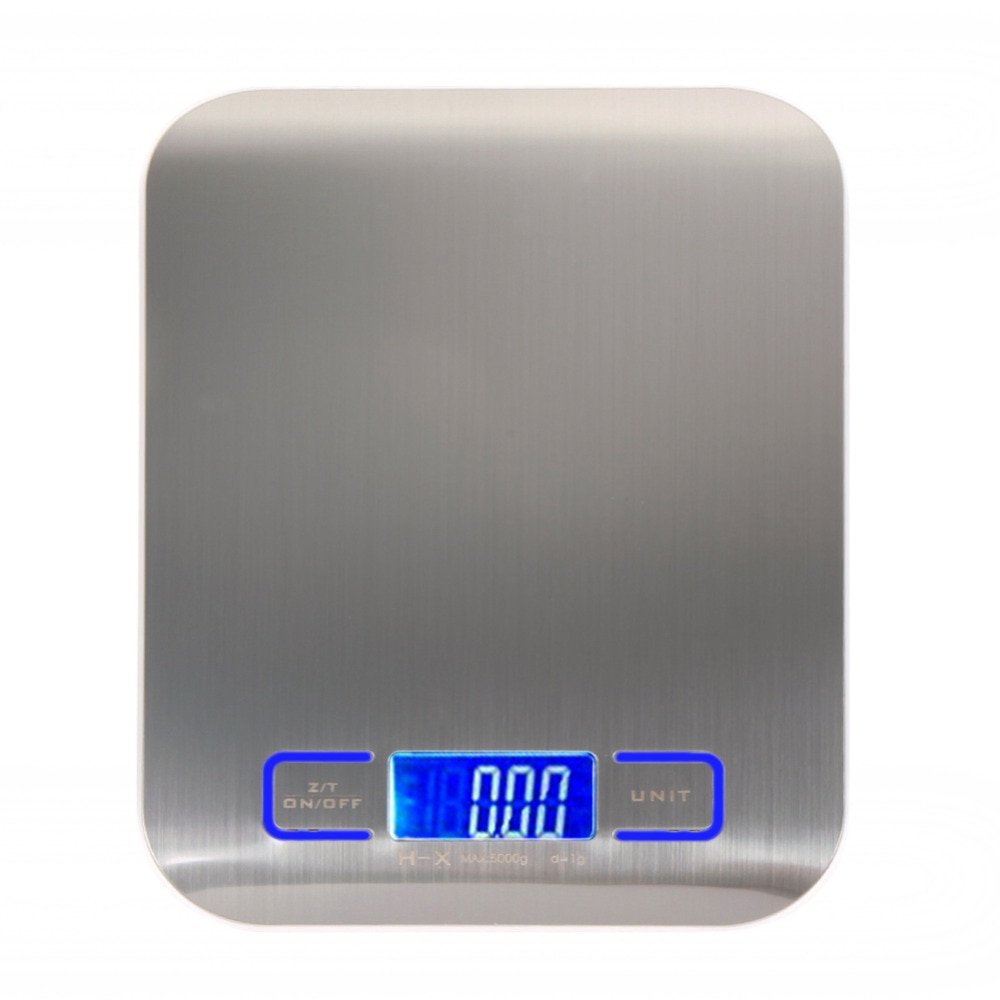 11LB Electronic Kitchen Scale Digital Food Scale Weighing Scale LCD High Precision Measuring Tools