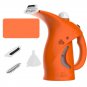 280ml Handheld Fabric Steamer Fast-Heat Garment Steamer Home Portable Steam (Black & Orange)