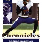 2021 Panini Chronicles #8 Rashod Bateman RC - Ravens Football Card {NM-MT} Bx 1/1