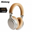 ANC bluetooth Headset Active Noise Cancelling Wireless & Wired Headphone With