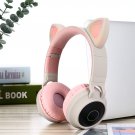 New Arrival LED Cat Ear Noise Cancelling Headphones Bluetooth 5.0 Young People