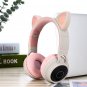 New Arrival LED Cat Ear Noise Cancelling Headphones Bluetooth 5.0 Young People