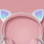 New Arrival LED Cat Ear Noise Cancelling Headphones Bluetooth 5.0 Young People