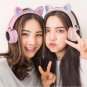 New Arrival LED Cat Ear Noise Cancelling Headphones Bluetooth 5.0 Young People