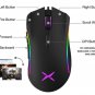 Delux M625 PMW3360 Sensor Gaming Mouse 12000DPI 12000FPS 7 Buttons RGB Back ligh