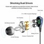 ALWUP G02 Bluetooth Earphone Wireless Headphones Dual Drivers Stereo Magnetic