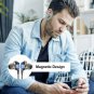 ALWUP G02 Bluetooth Earphone Wireless Headphones Dual Drivers Stereo Magnetic