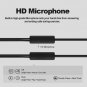 JBL C100Si Black 3.5mm Wired Stereo Earphones Deep Bass Music Sports Headset