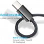 USB Type-C Cable Fast Charging USB C Data Cord Usb-C Charger for Smartphone