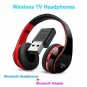 Bluetooth TV Headset, HiFi bluetooth Headphone Deep Bass Wireless TV Headphone